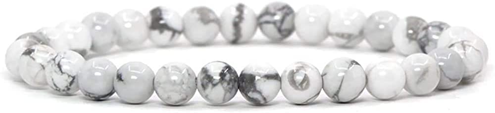 Angelstones Gemstones 6mm Round Beads Healing Crystal Bracelet for women