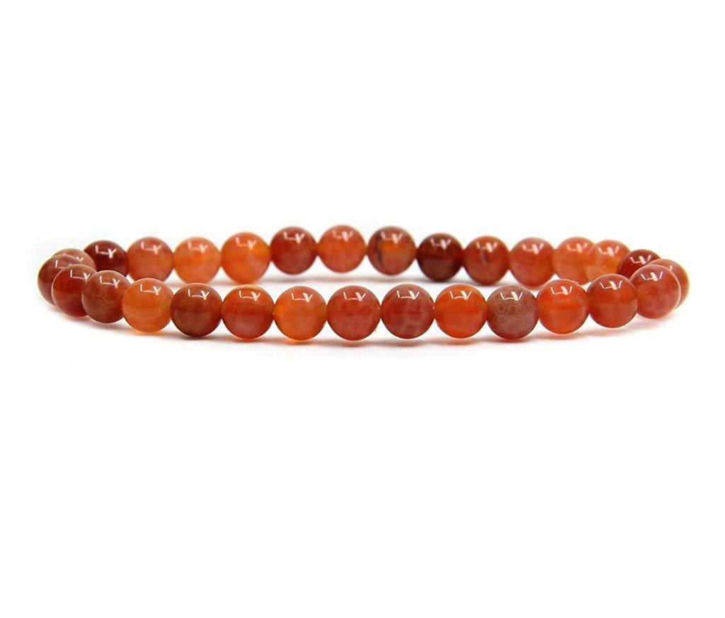 Angelstones Gemstones 6mm Round Beads Healing Crystal Bracelet for women