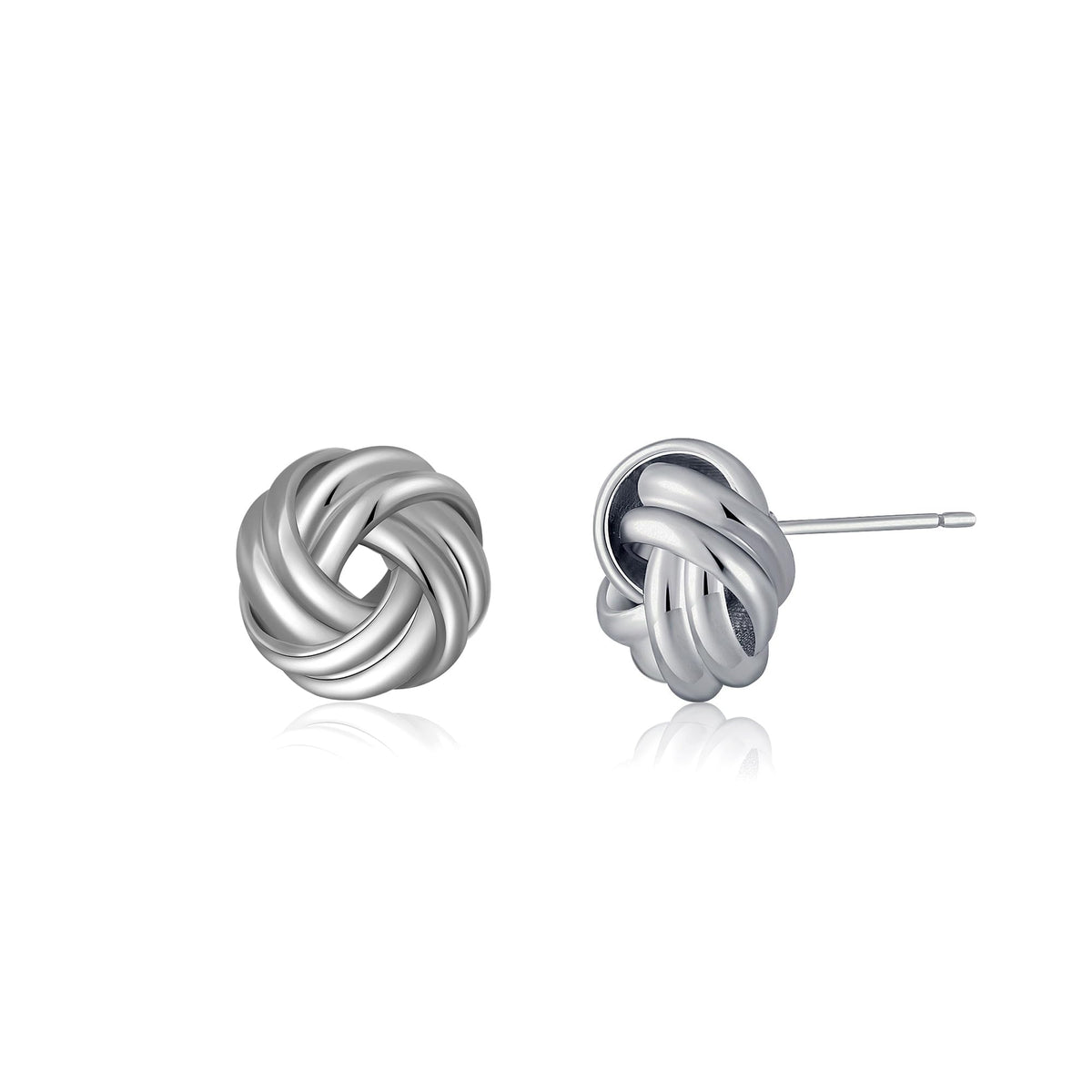 SHERLOVE Chunky Knot Gold Earrings Women Statement Drop Dangle Earrings
