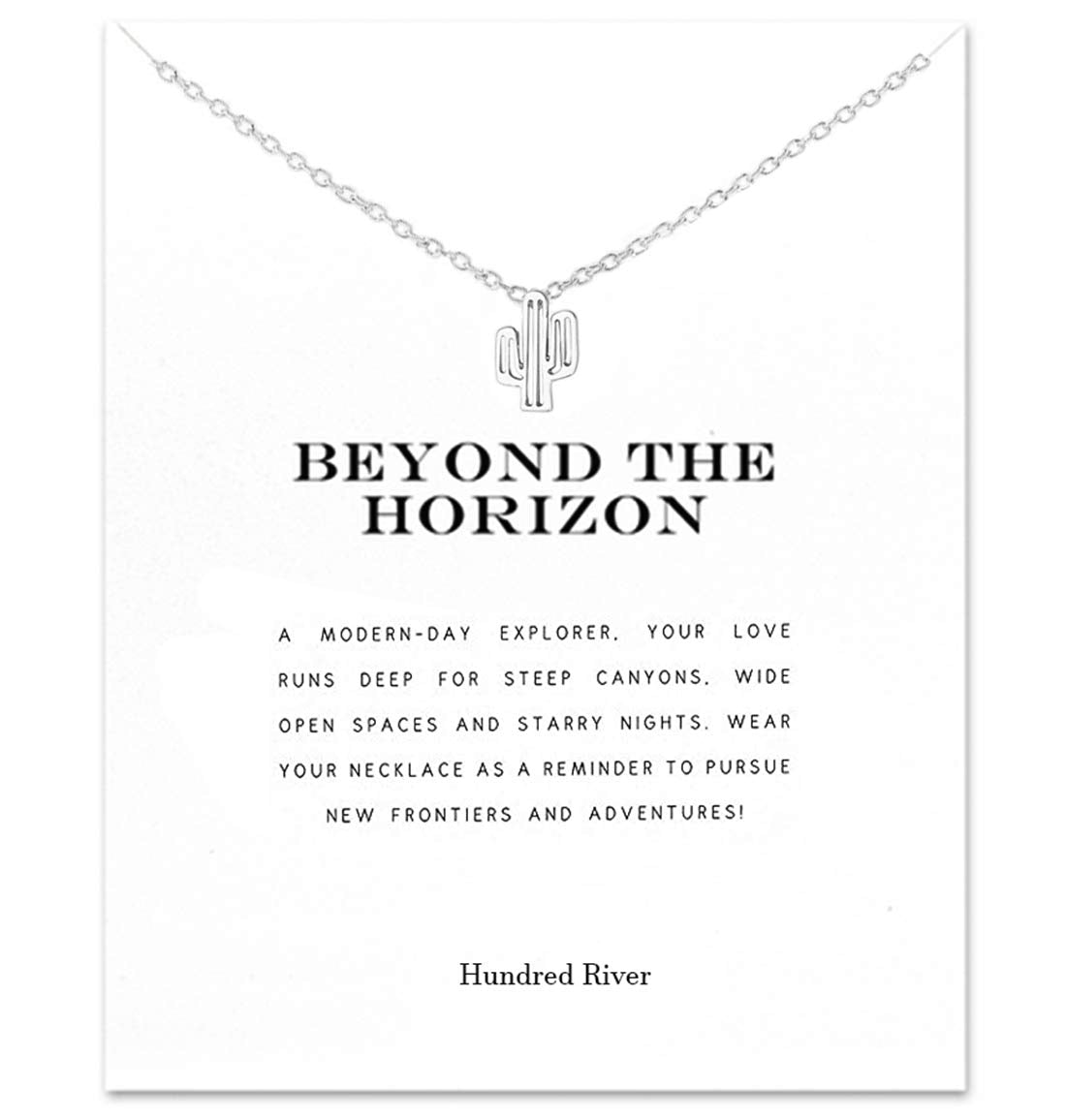 Baydurcan Silvery Necklace for Women Pendant Chain Friendship Necklace Gift