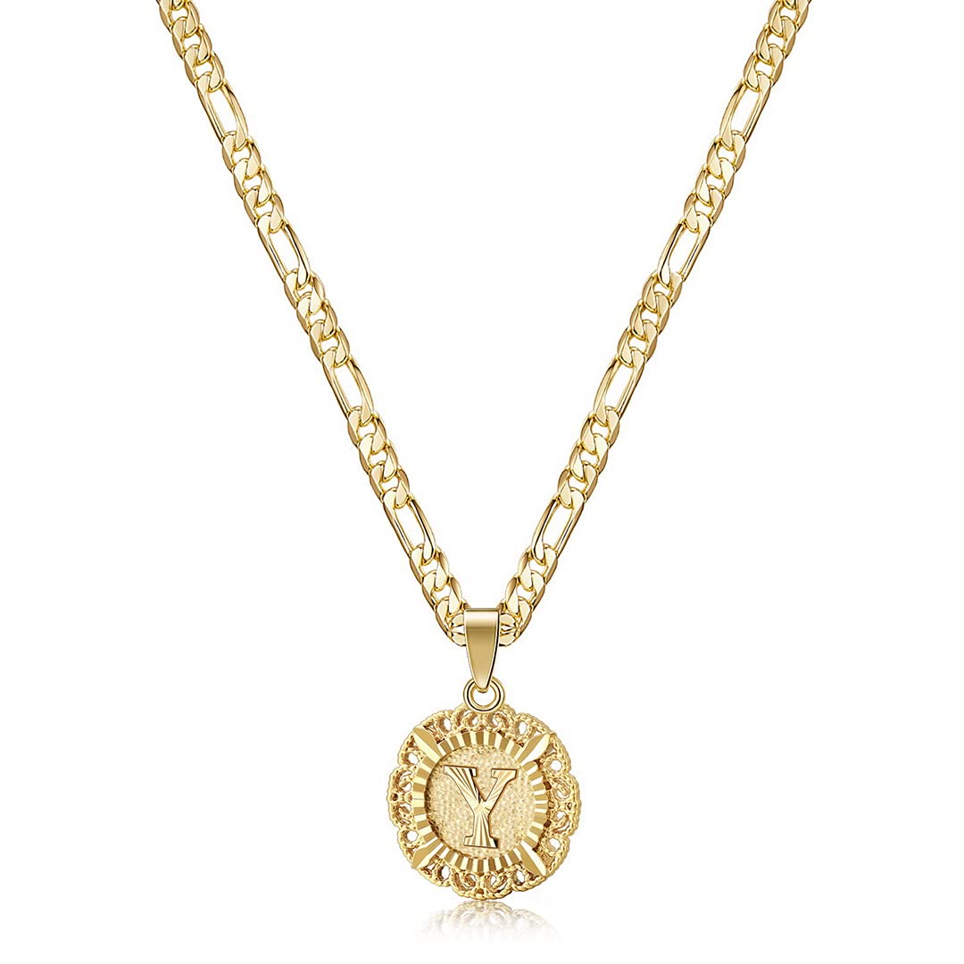 KissYan Initial Necklaces for Women