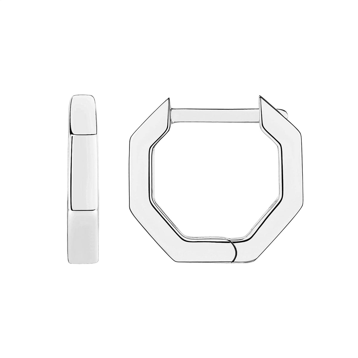 PAVOI 14K Gold Plated Chunky Huggie Earrings for Women, Small Hoop Earrings