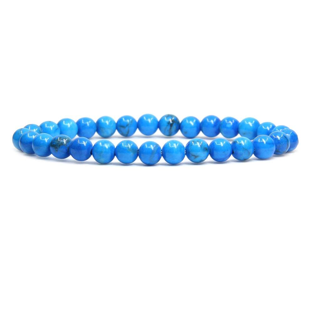 Angelstones Gemstones 6mm Round Beads Healing Crystal Bracelet for women