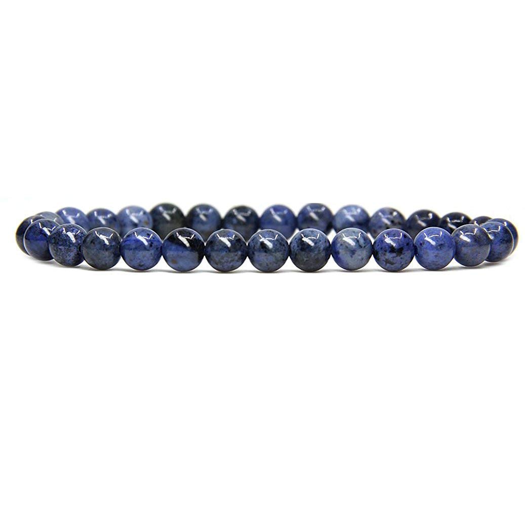 Angelstones Gemstones 6mm Round Beads Healing Crystal Bracelet for women