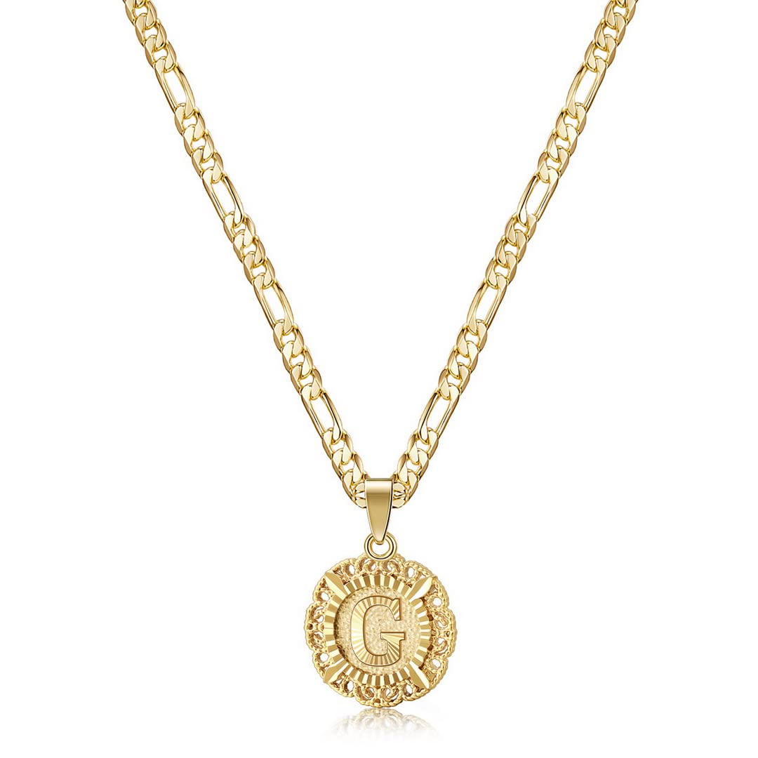 KissYan Initial Necklaces for Women