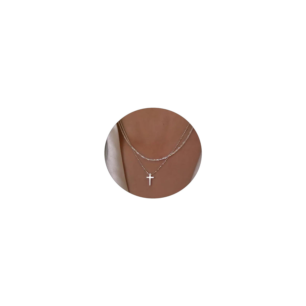 VIROMY Gold Cross Necklace for Women 14K Gold Plated Cute Sidways Cross Pendant Choker Necklaces Simple Trendy Everyday Jewelry for Women