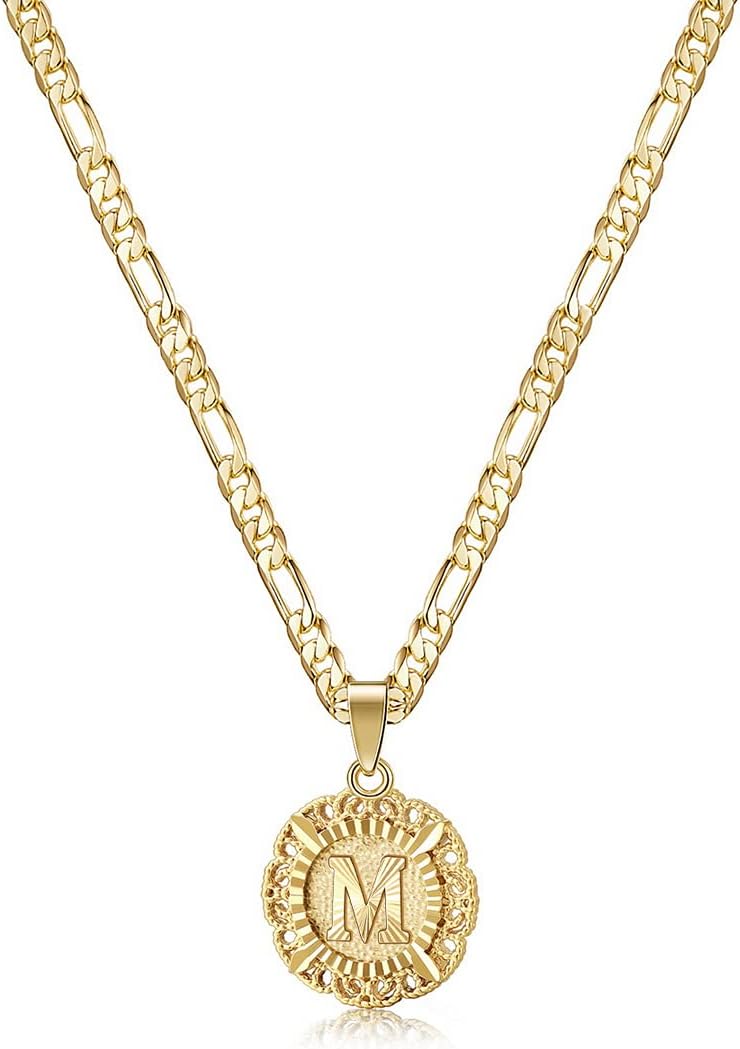 KissYan Initial Necklaces for Women
