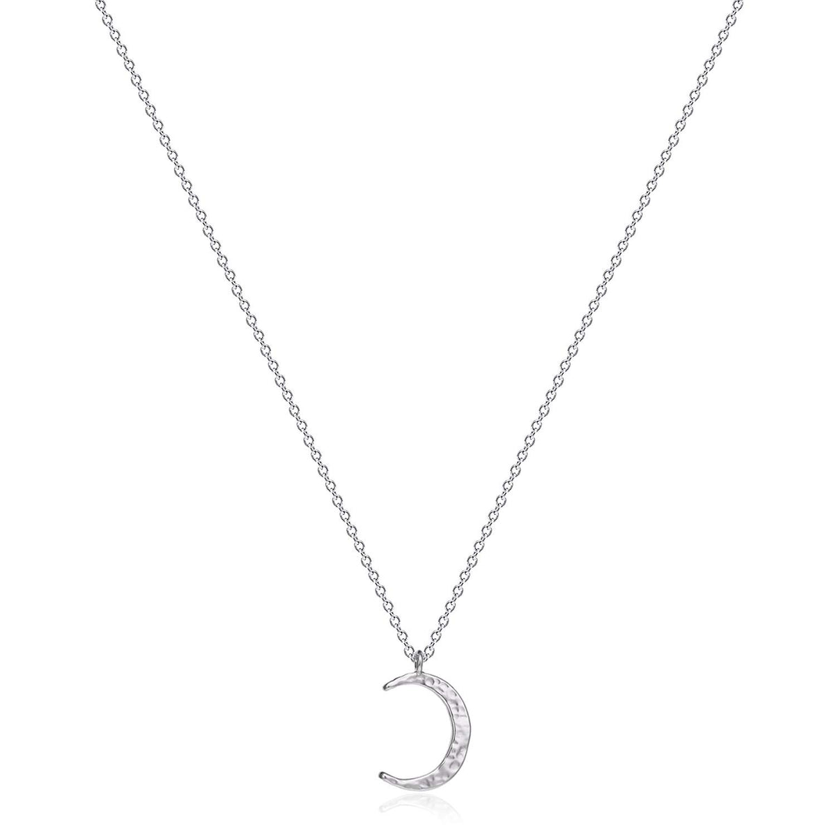 Fettero Pendant Necklace Gold Choker Layered Coin Open Karma Circle Full New Crescent Moon 14K Gold Plated Simple Dainty Necklaces for Women Jewelry Gift