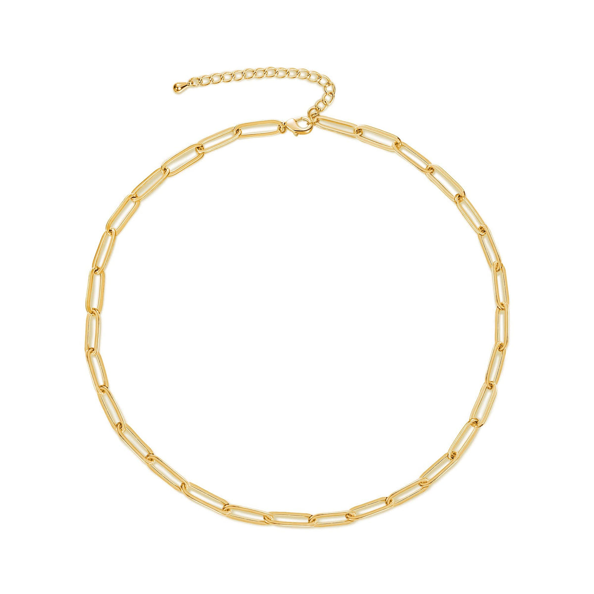 CHESKY 14K Gold Plated Silver Dainty Satellite Choker Necklace for Women