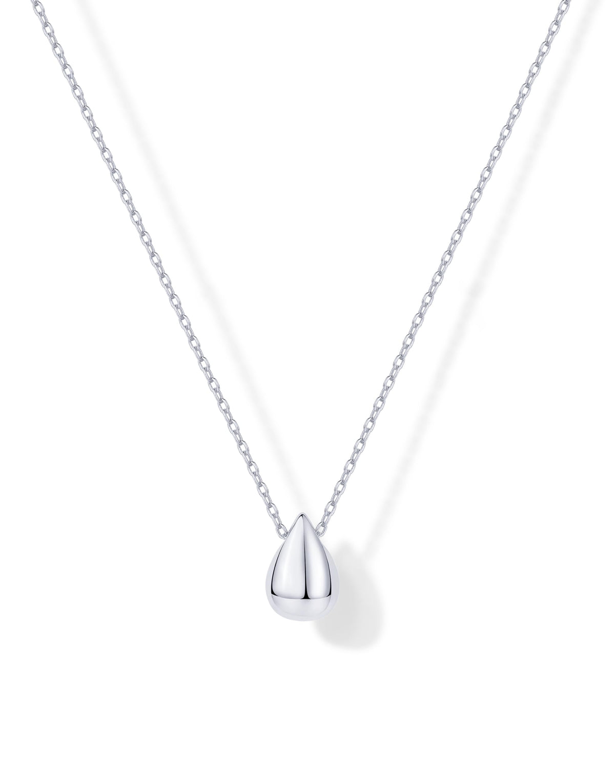PAVOI 14K Gold Plated Dainty Pear Pendant Necklace for Women | Tear Pendant Necklaces