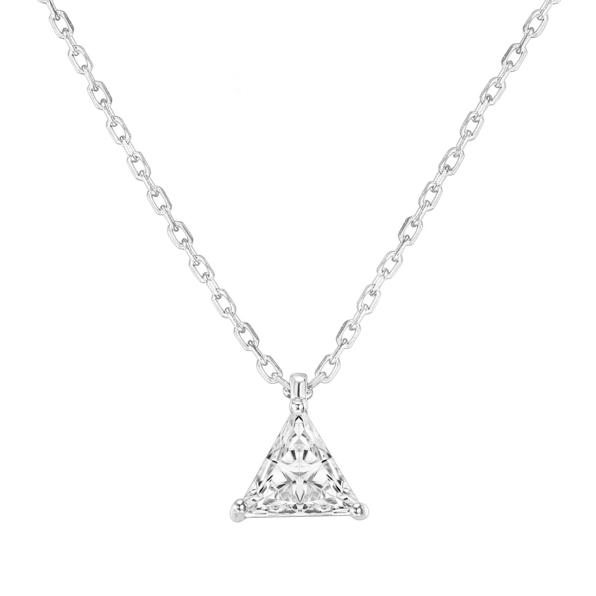 PAVOI 14K Gold Plated Cubic Zirconia Diamond Pendant Necklace for Women | Adjustable Slider
