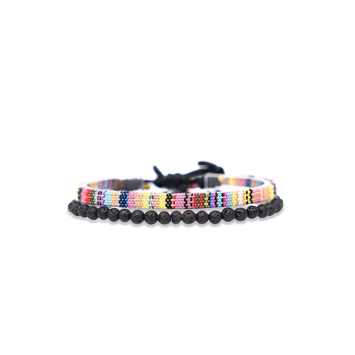 Made by Nami 2 Pcs Boho Surfer Bracelets for Men and Women Waterproof and Adjustable Beach Bracelets for Men and Women Set of 2 Beaded & Braided