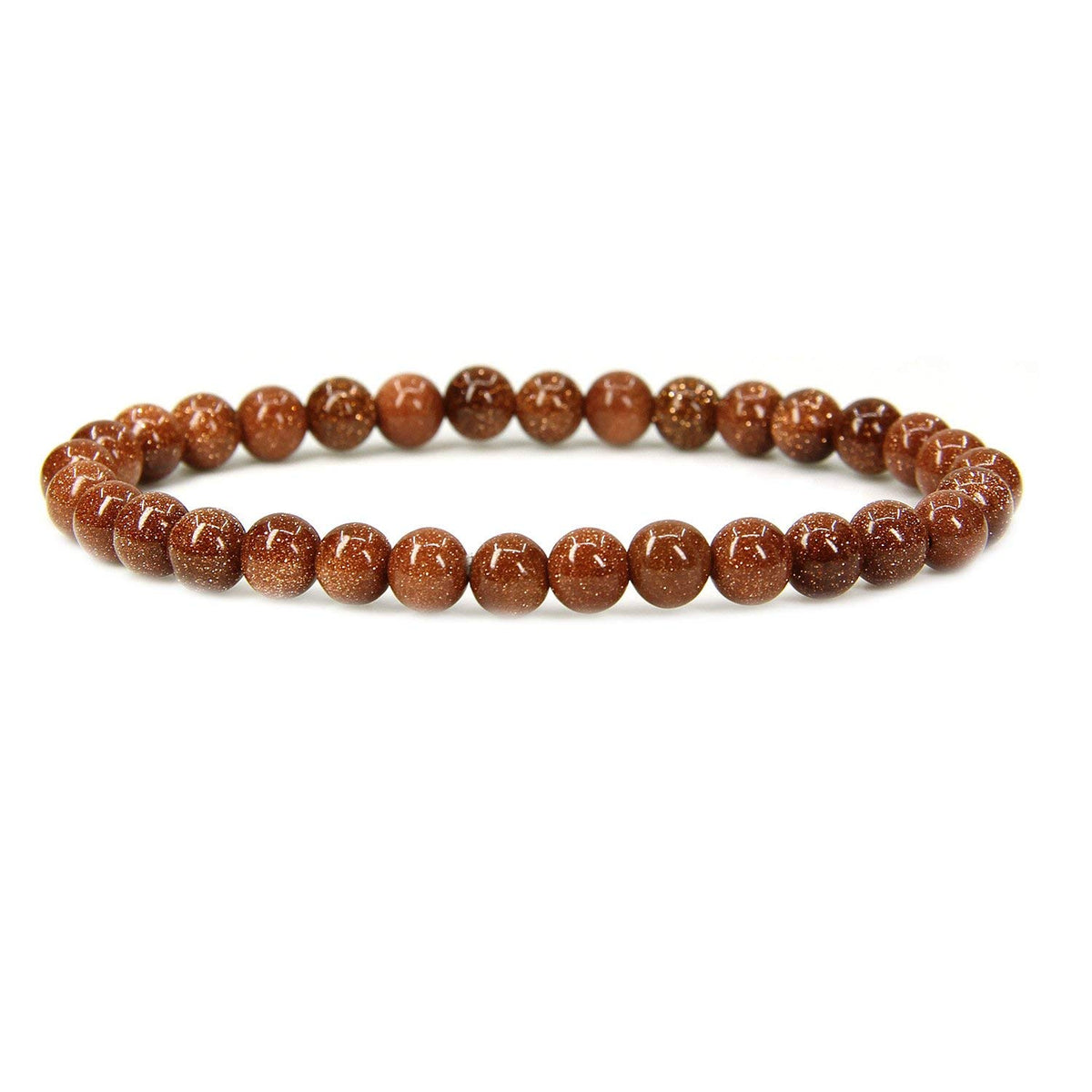 Angelstones Gemstones 6mm Round Beads Healing Crystal Bracelet for women