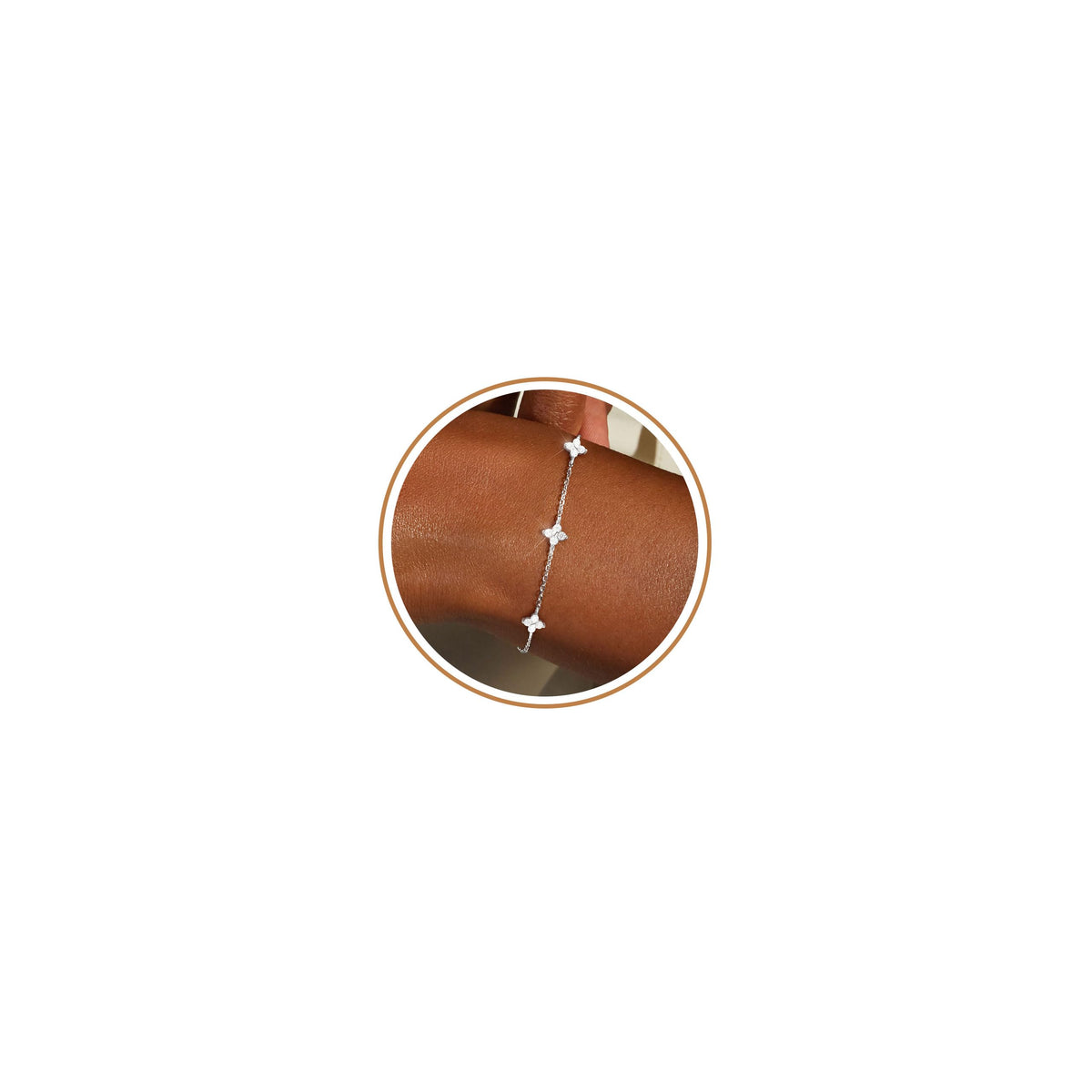 Dainty Silver Gold Bracelets for Women Trendy Non Tarnish Jewelry