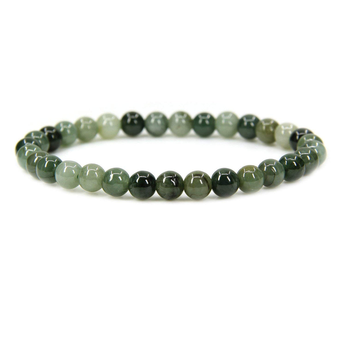 Angelstones Gemstones 6mm Round Beads Healing Crystal Bracelet for women