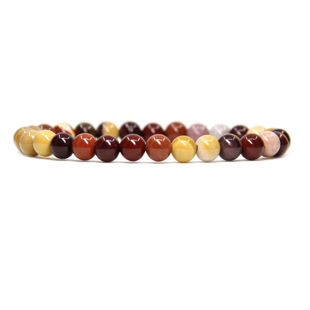 Angelstones Gemstones 6mm Round Beads Healing Crystal Bracelet for women