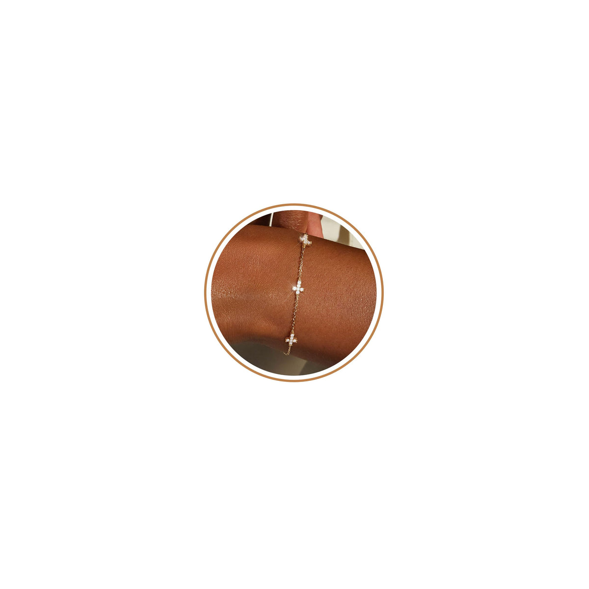 Dainty Silver Gold Bracelets for Women Trendy Non Tarnish Jewelry