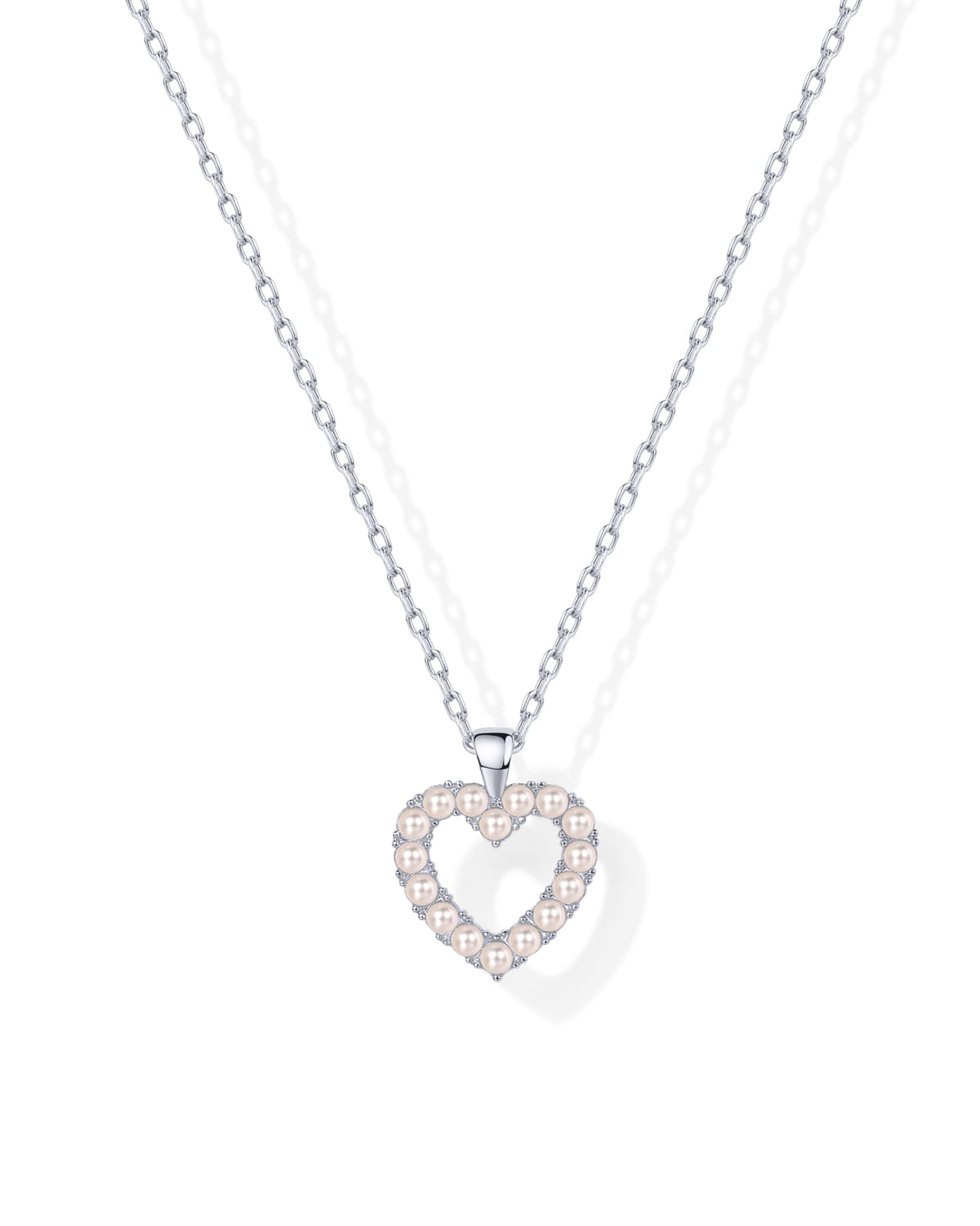 PAVOI 14K Gold Plated Heart Necklaces for Women, Cubic Zirconia Pendant