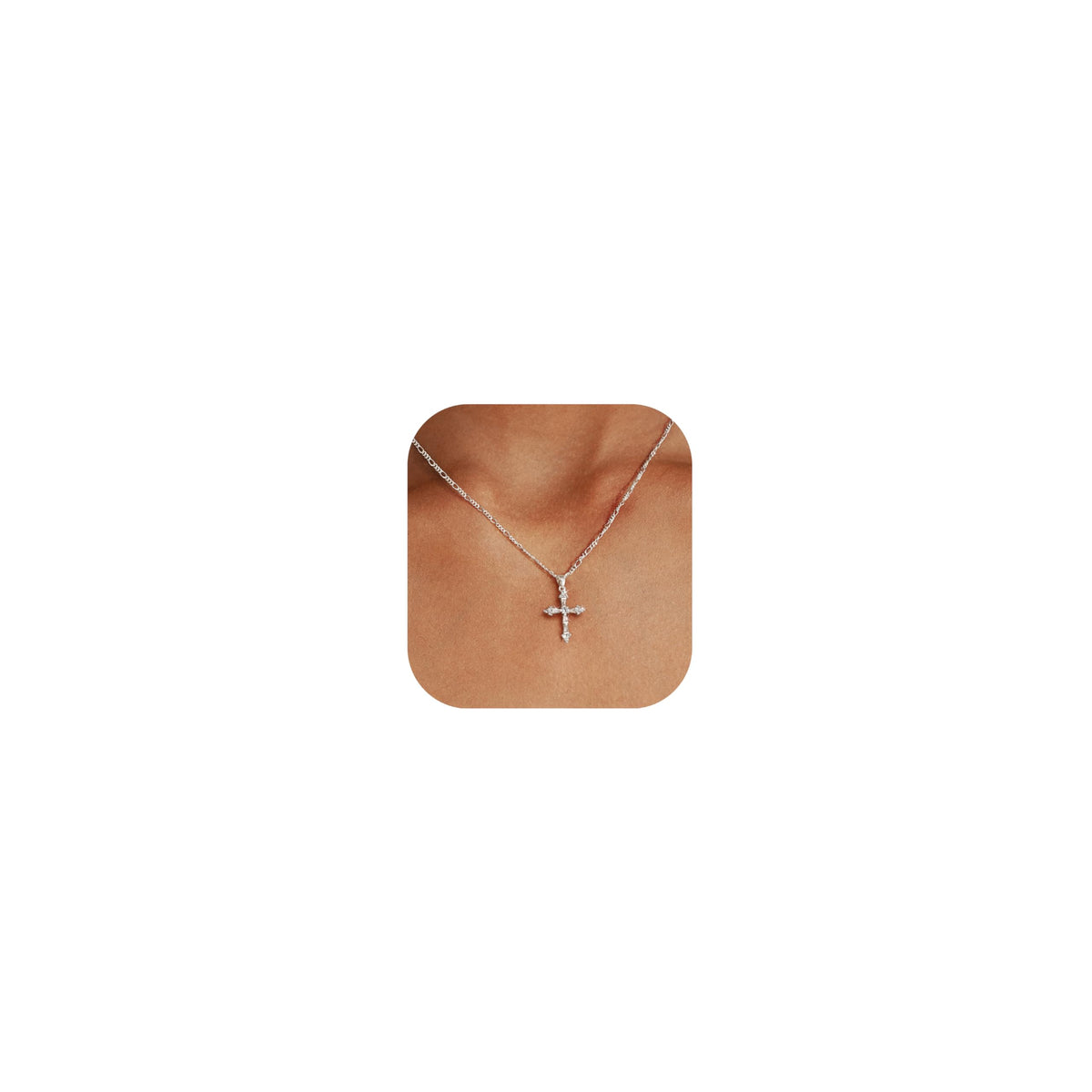Cross Necklace for Women,14K Gold Plated Cross Pendant Necklace Jewelry