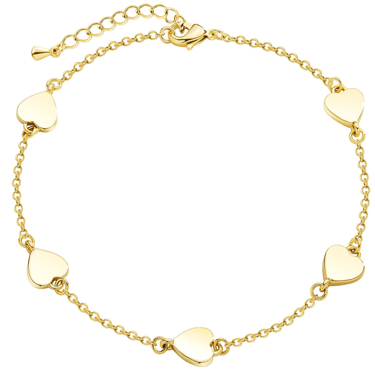 3mm Diamond Classic Tennis Bracelet for Women, Dainty Gold-Plated Charm Bracelet Set with Cross, Heart, Evil Eye, Pearl, Starfish and Seashell Designs
