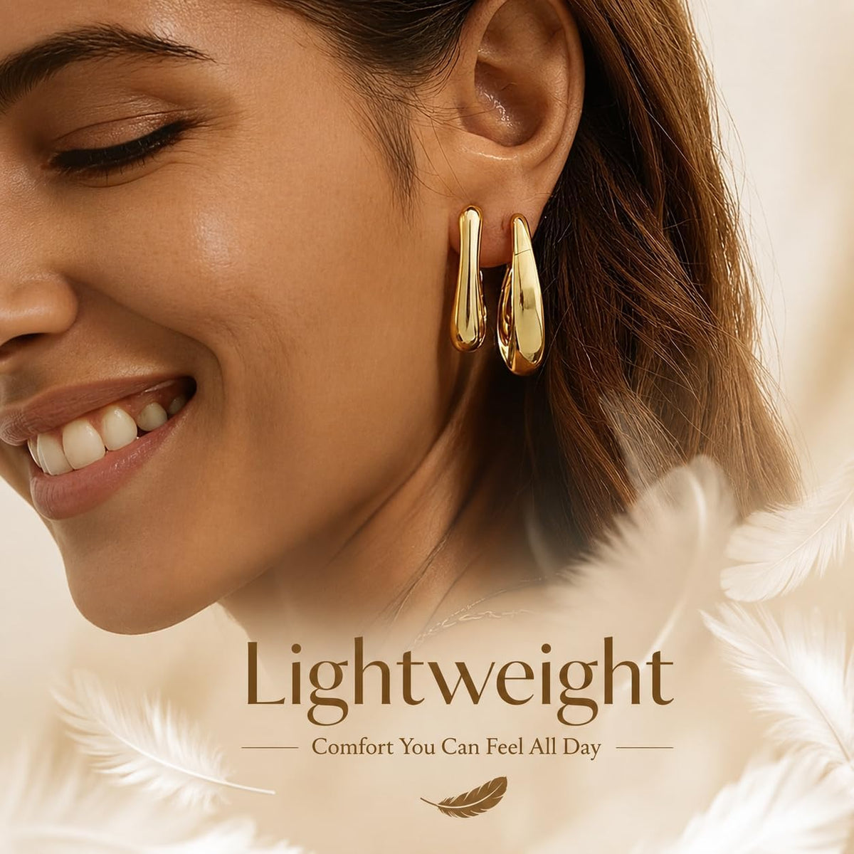 30 Pairs Chunky Gold Hoop Earrings for Women, Multipack Jewelry for Gift