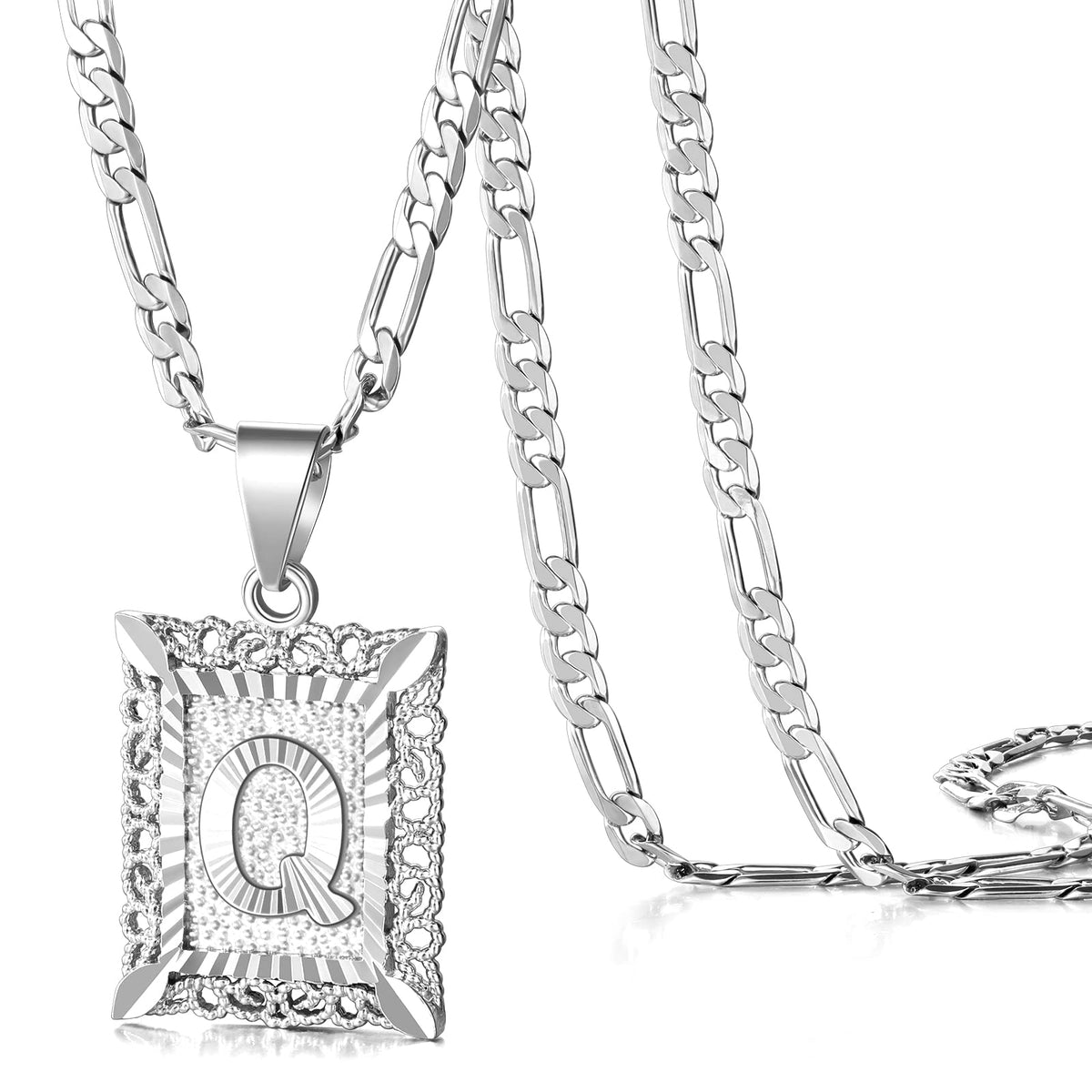 KissYan Initial Necklaces for Women Men