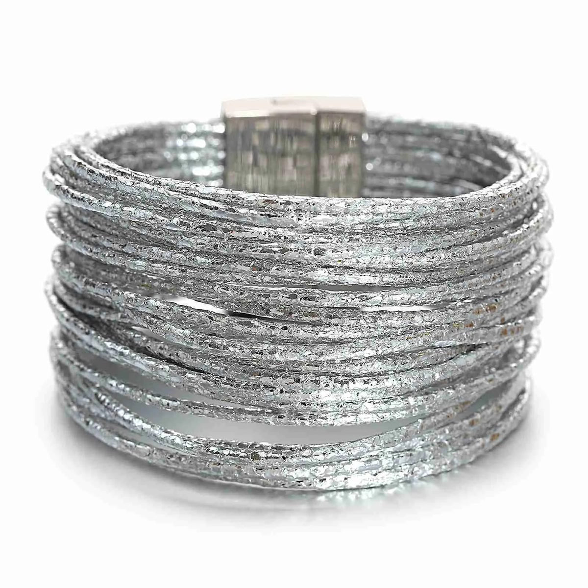 Fesciory Leather Wrap Bracelet for Women, Boho Western Layered Cuff Jewelry