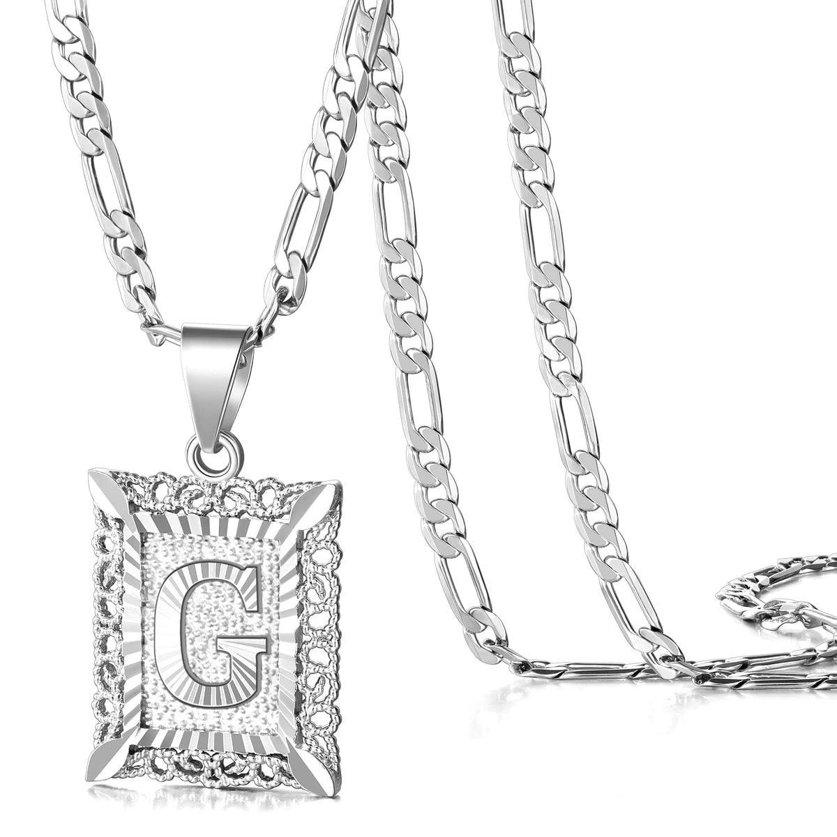 KissYan Initial Necklaces for Women Men