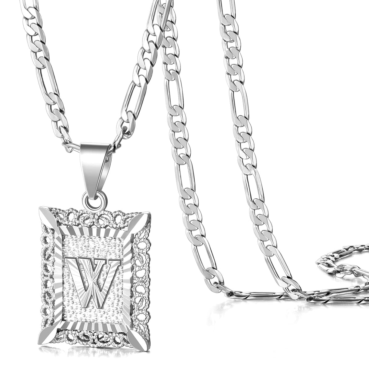 KissYan Initial Necklaces for Women Men