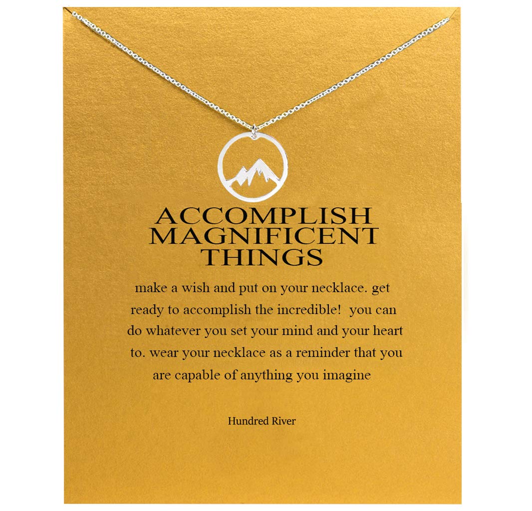 Baydurcan Silvery Necklace for Women Pendant Chain Friendship Necklace Gift