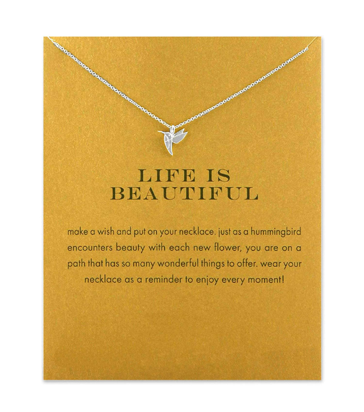 Baydurcan Silvery Necklace for Women Pendant Chain Friendship Necklace Gift