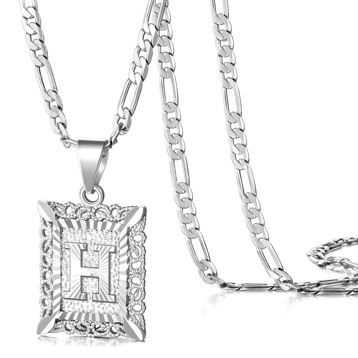 KissYan Initial Necklaces for Women Men