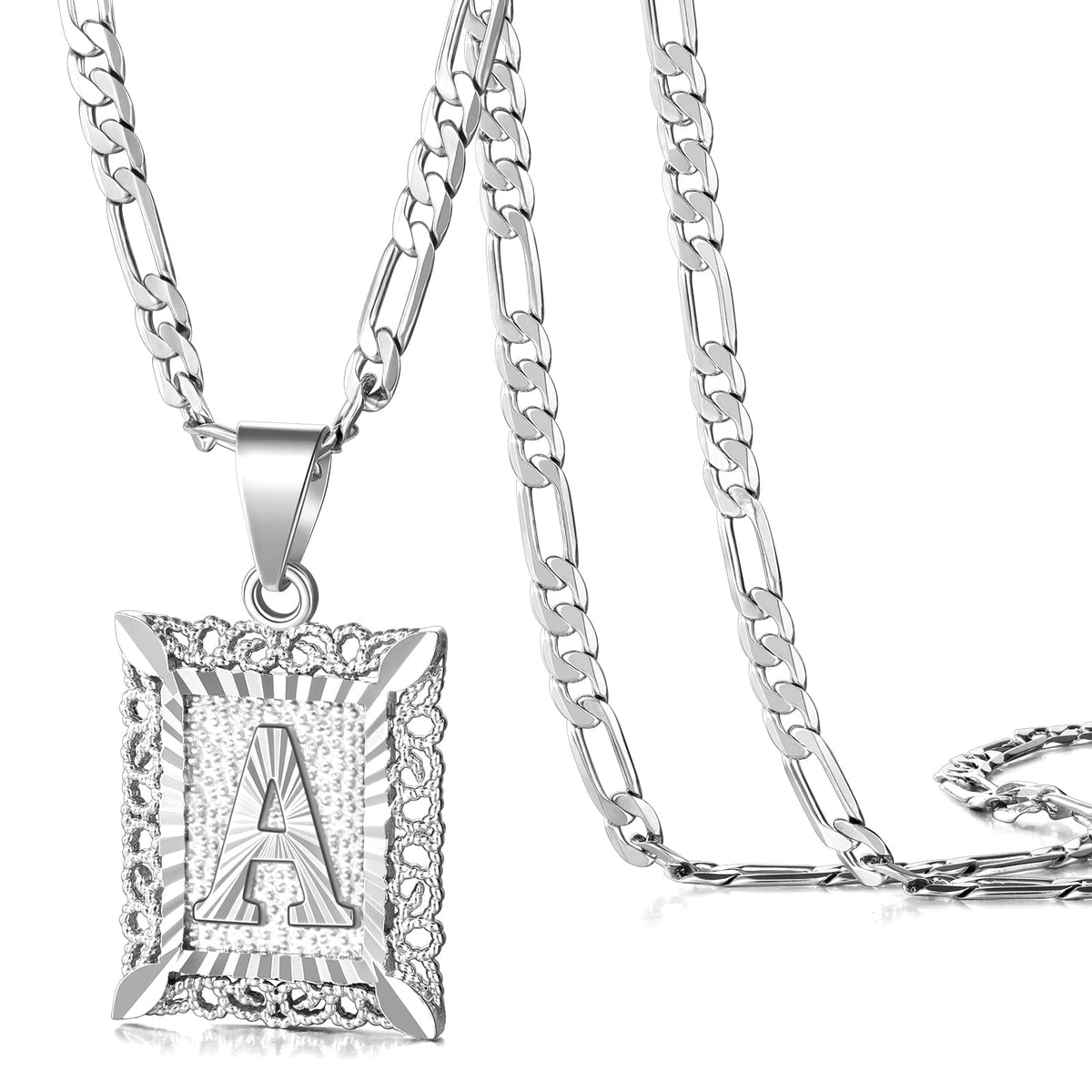 KissYan Initial Necklaces for Women Men