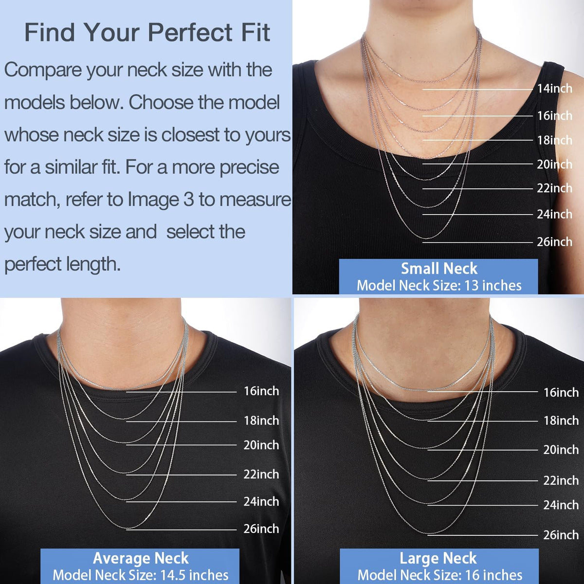 Jewlpire 18K Gold Plated 925 Sterling Silver Chain Necklace for Women Girls, 0.8mm Box Chain Lobster Claw Clasp-Super Thin & Strong Necklace Chain 16/18/20/22/24 Inch