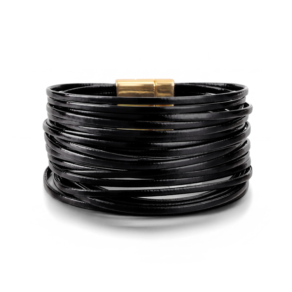 Edoneery Leather Wrap Bracelets for Women, Boho Layered Cuff Bangle