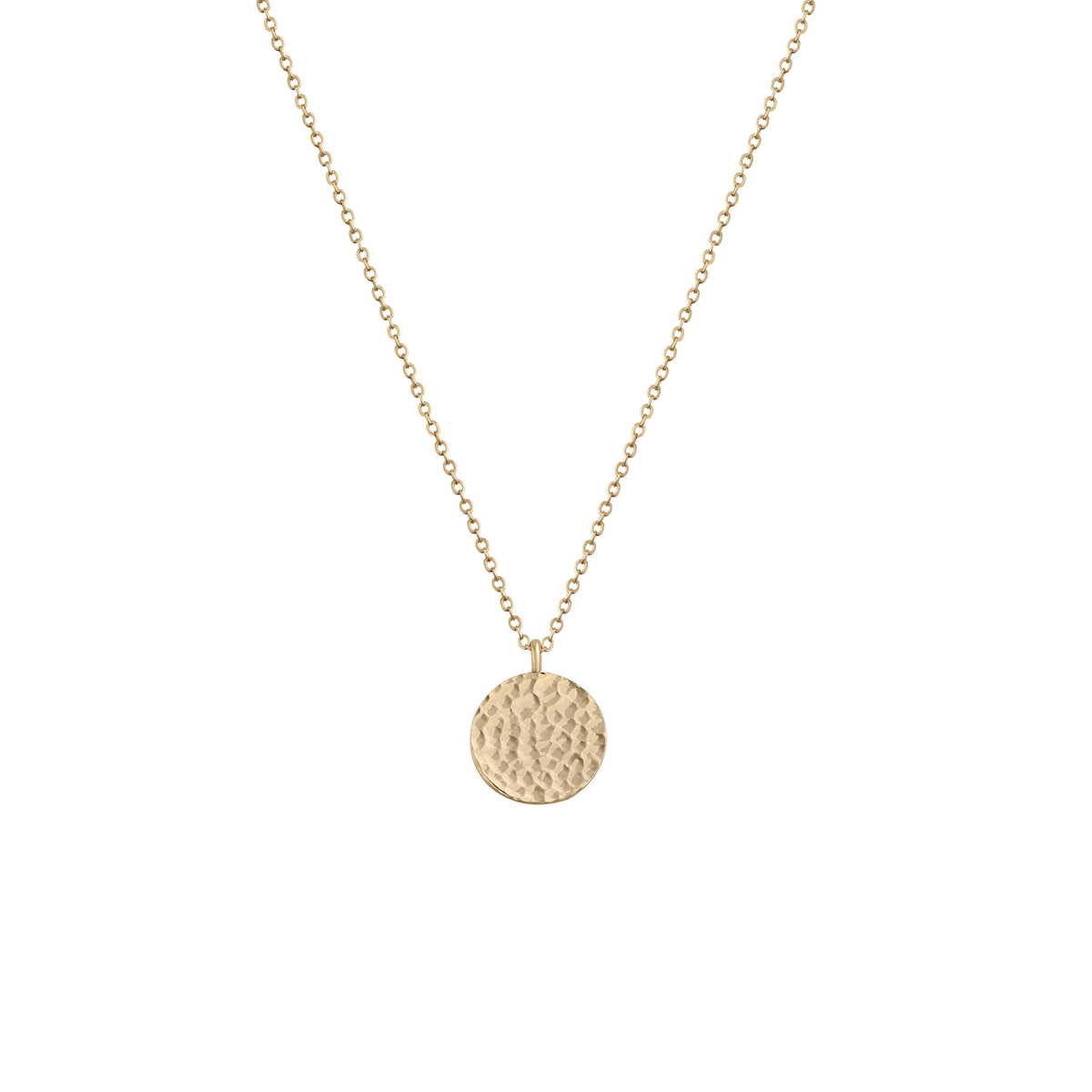 Fettero Pendant Necklace Gold Choker Layered Coin Open Karma Circle Full New Crescent Moon 14K Gold Plated Simple Dainty Necklaces for Women Jewelry Gift