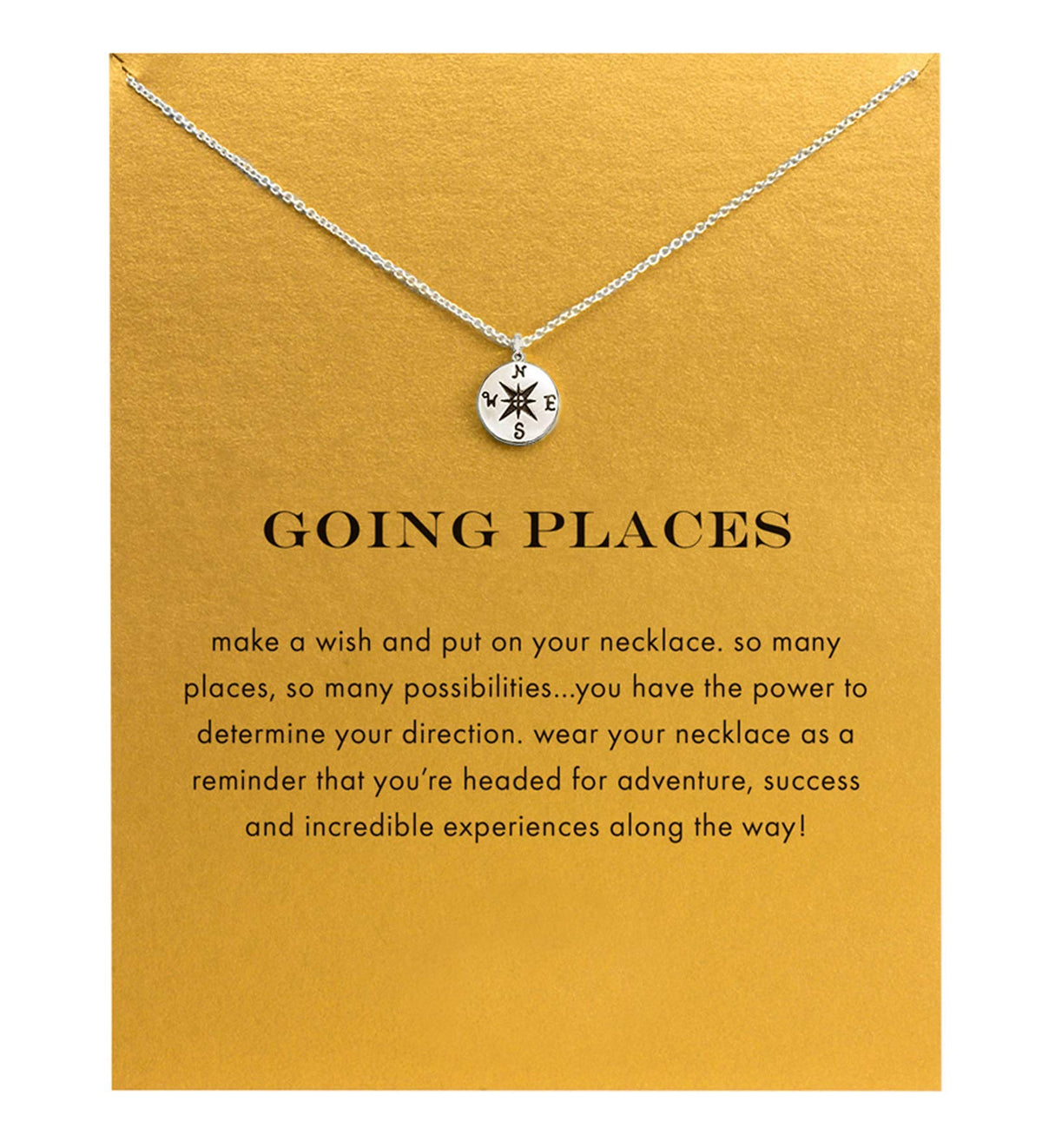 Baydurcan Silvery Necklace for Women Pendant Chain Friendship Necklace Gift